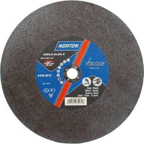 Stainless Steel Norton Cutting Wheel, Color : Grey
