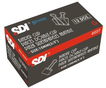 SDI Binder Clip, Size : 15mm