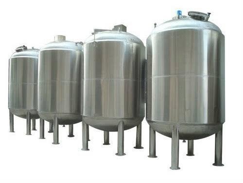 SS water storage tank, Color : Silver