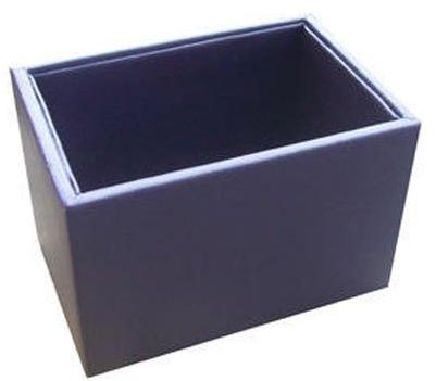Square Leatherette Box, Color : Purple