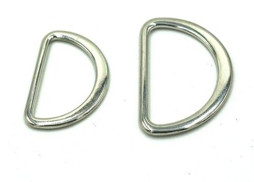 Polished D Shape Belt Buckle, Color : Silver