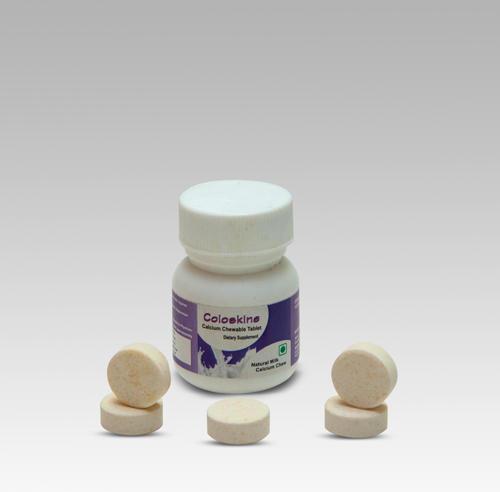 AGATI HEALTHCARE Coloskine Calcium Chewable Tablet, Packaging Type : Bottles