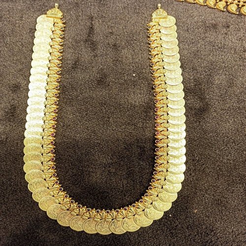 Gold Long Chain Necklace, Packaging Type : Box