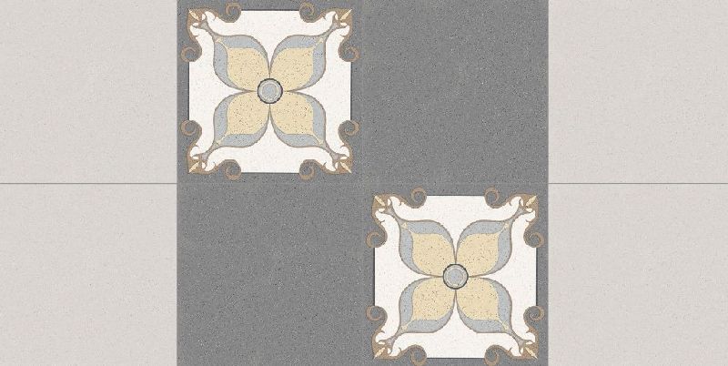 Medallion Grey Light Porcelain Floor Tiles