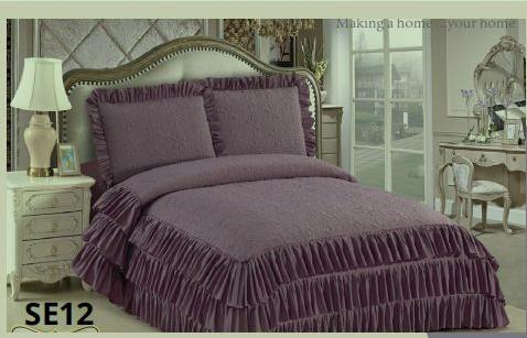 SE 12 Quilted Luxury Collection Bed Cover Set