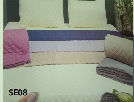 Violet Comforter & Ac Luxury Collection Bed Cover Set