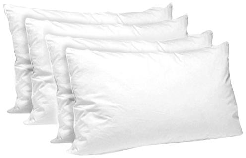 Plain Cotton Feather Cushions, Color : White