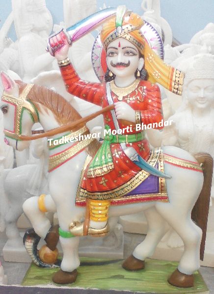 Non Polished Ghodsawaar Statue, for Dust Proof, Dust Resistance, Handmade, Heat Resistance, Rust Proof