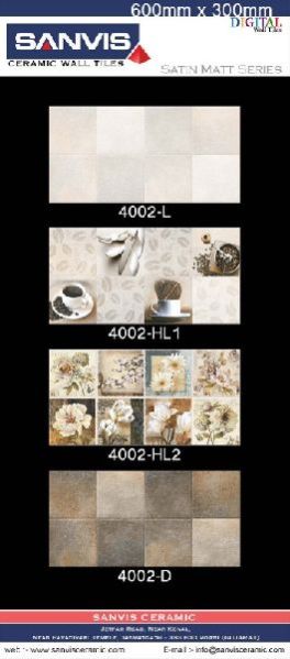 Satin Matt Digital Wall Tiles