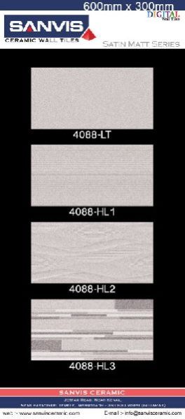 Satin Matt Digital Wall Tiles