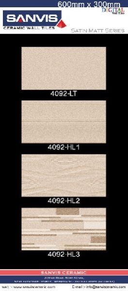 Satin Matt Digital Wall Tiles