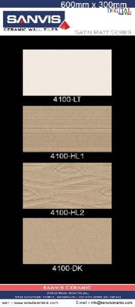 Satin Matt Digital Wall Tiles