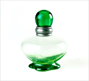 Naney Glass Bottle, Shape : Round