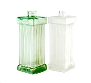 Pot Glass Bottle, Shape : Square