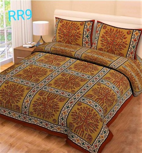 Jaipuri Cotton Print Bed Sheets