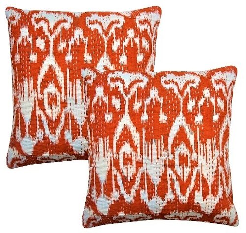 Kantha Stitch Cushion Covers