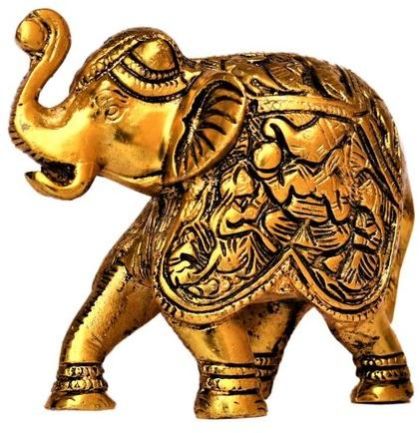 Brass Carved Elephant