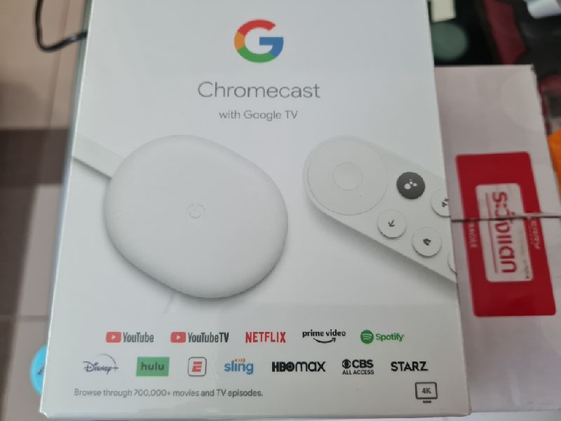 Google Chromecast 4 with Google TV 4K - Streaming Entertainment in