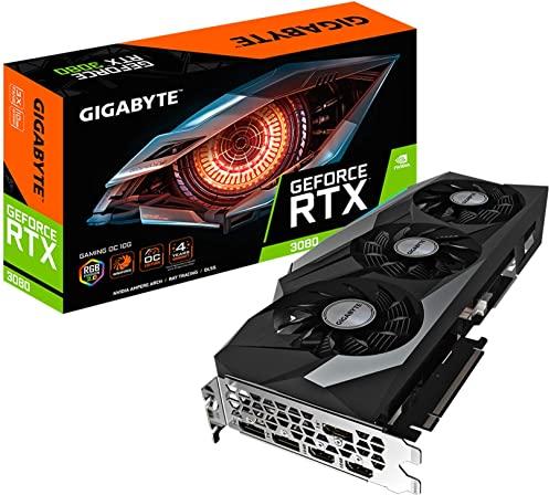 GIGABYTE GeForce RTX 3080  2080 Gaming OC 10GB GDDR6X Graphics Card