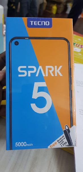 Spark 5 Mobile Phone, Color : Black.