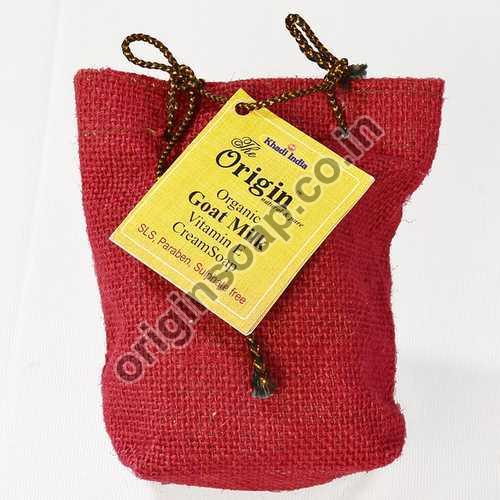 Oval Origin Goat Milk Soap, Packaging Type : Jute Bag