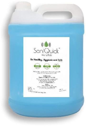 Saniquick Hand Rub Liquid, Packaging Type : Plastic Bottle