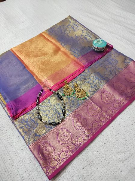 T5 Tanchoi Silk Saree, for Dry Cleaning, Packaging Type : Plastic Bag