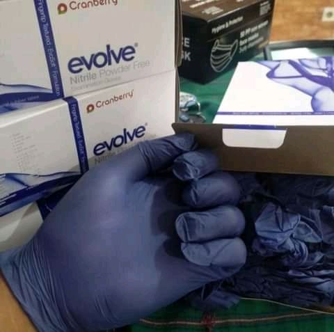 Cranberry Nitrile Glove M, S, XXL, Packaging Type : Blue, Purple