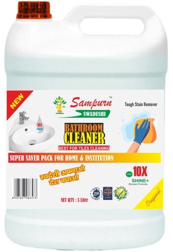 5 Liter Bathroom Cleaner, Feature : Gives Shining, Long Shelf Life, Remove Germs, Remove Hard Stains