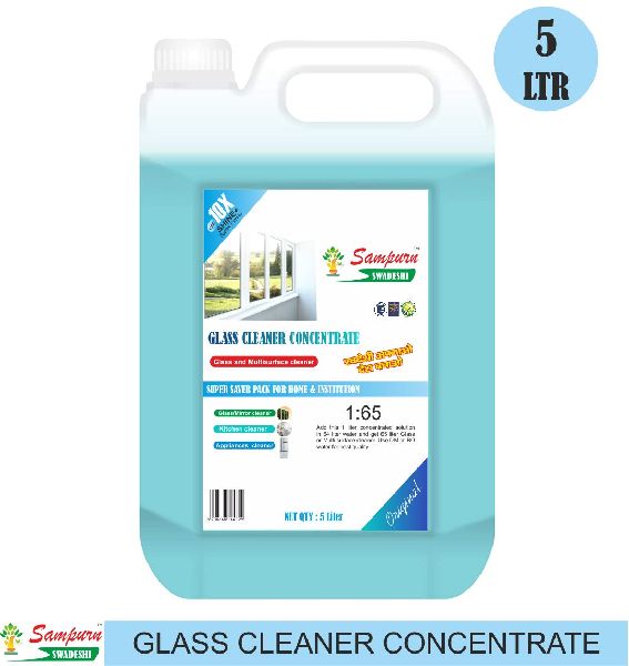 Sampurn Swadeshi Glass Cleaner Concentrate, Feature : Provides Shiny Surfaces, Removes Dirt Dust