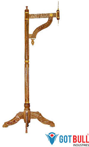 Wooden Shirodhara Stand, for Ayurvedic Therapy, Color : Brown