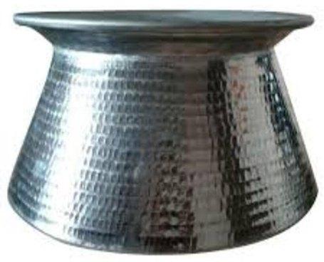  Aluminium Biryani Handi, Shape : Round