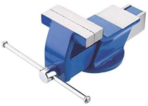 Mild Steel Pipe Vice, Color : Blue