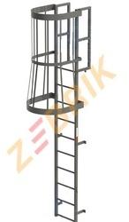 360 Degree Aluminum Monkey Ladder, Color : Silver