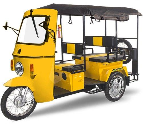 Battery Operated Rickshaw, Color : Yellow