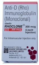 Anti Rh D Immunoglobulin Injection