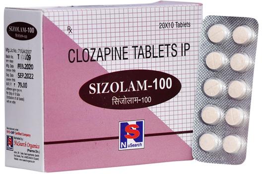 Sizolam Clozapine Tablets