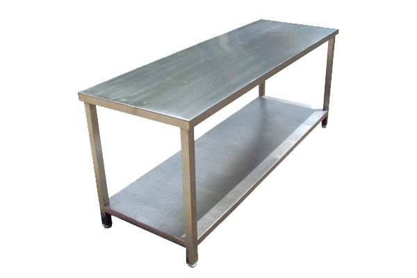 Stainless Steel Kitchen Work Table, Feature : Corrosion Proof, Crack Proof, Easy To Place, Fine Finishing