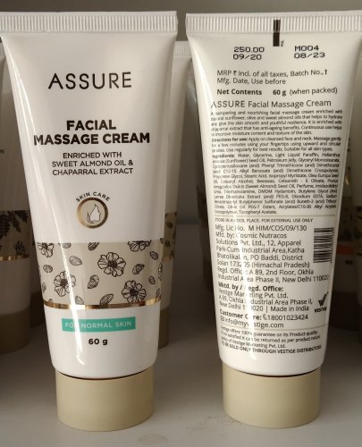Assure Facial Massage Cream