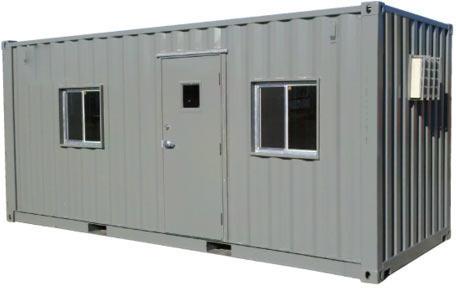 Kavi International Rectangular Galvanized Steel Movable Office Container