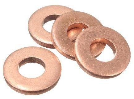 JD Steel Circle Copper Washer, Color : Golden