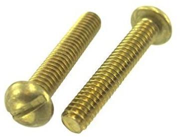Mild Steel Brass Finish Machine Screw, Size : 80 mm