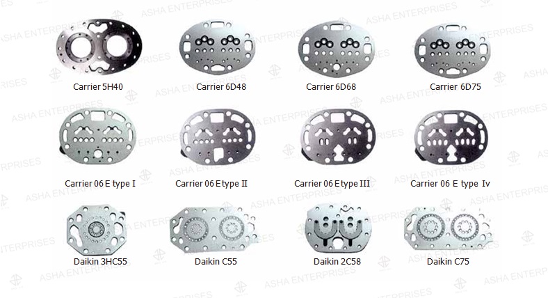 Valve Plate Assembly Compressor Spare Parts, Color : Silver