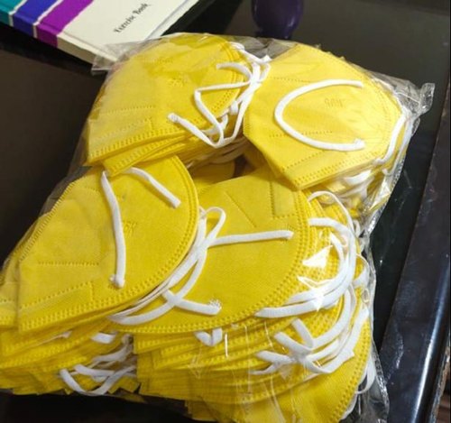 N 95 Yellow Face Mask