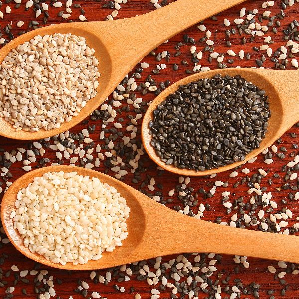 Sesame seeds, Color : Black, White