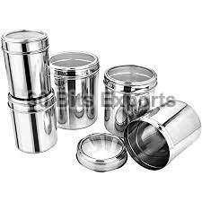 Stainless Steel Ubha Dabba with Transparent Lid