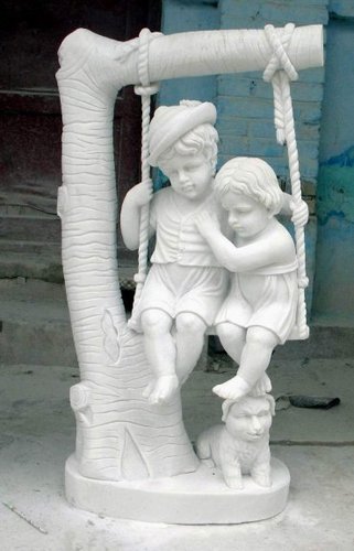 Marble Antique Garden Statue, Size : Min. 12 Inch to 150 Inch