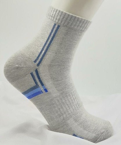 Pipal Plain Mens Cotton Sports Socks, Size : Free Size