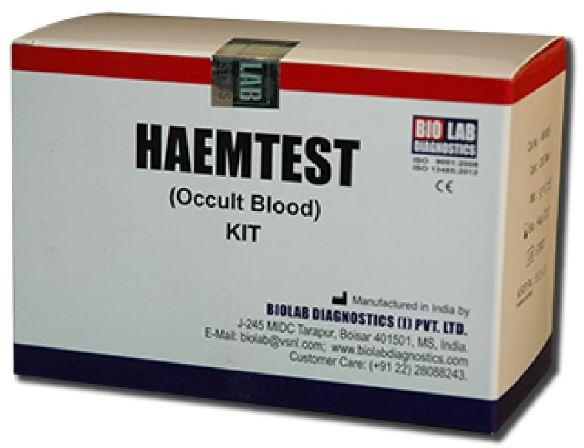 Biolab Haemtest Occult Blood Kit for Hospital, Clinical