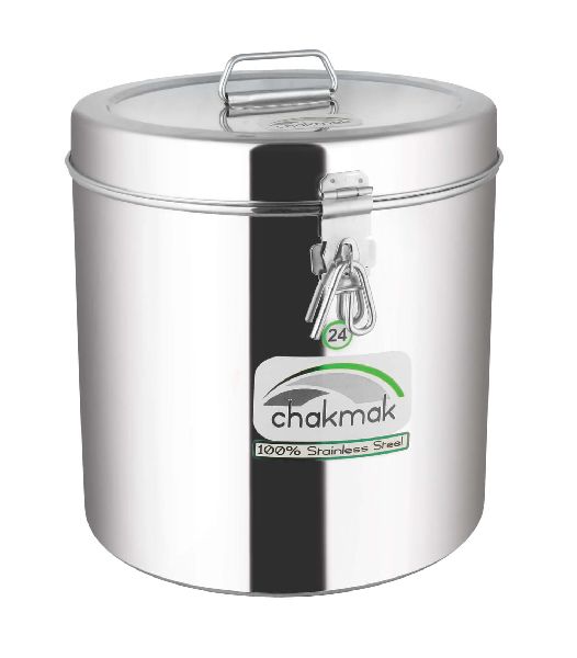 CHAKMAK Stainless Steel CK8250 STORAGE BOX (SMALL), Color : Silver